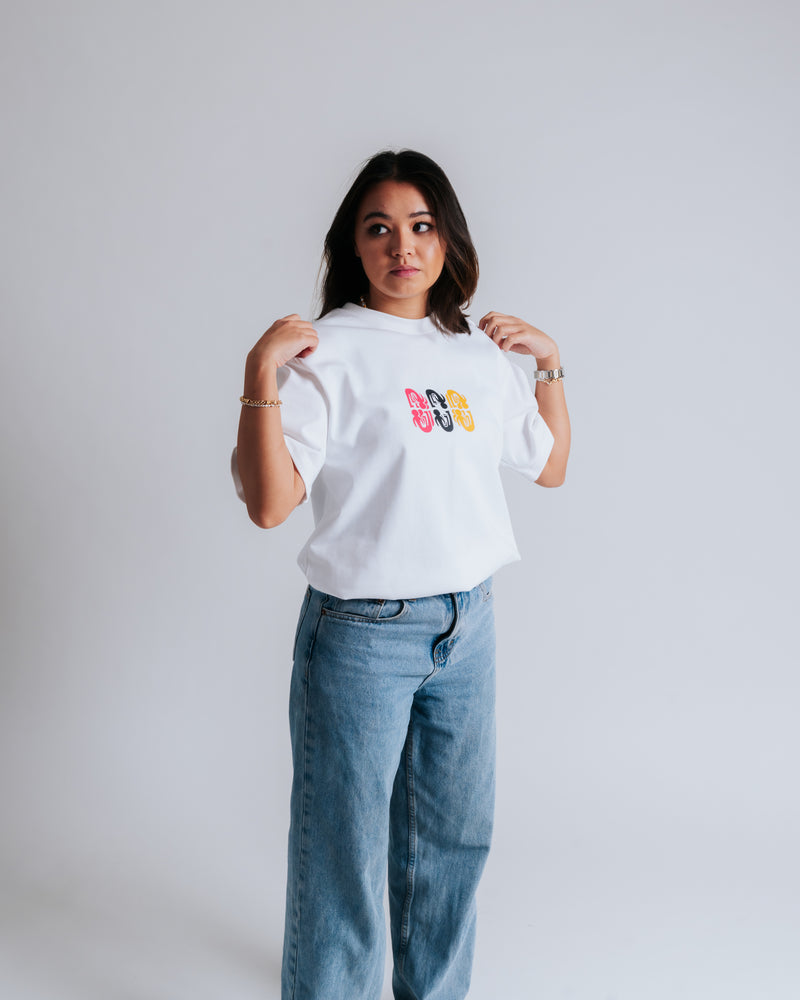 WHITE RUKU TEE