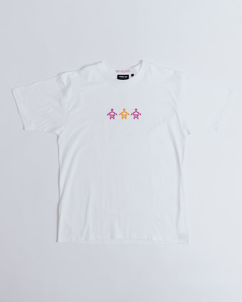 WHITE OG TEE [ORANGE/PINK]