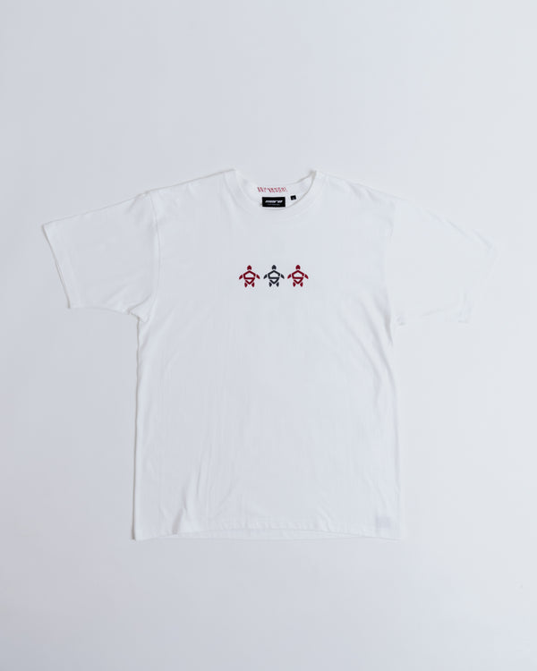 WHITE OG TEE [RED/GREY]