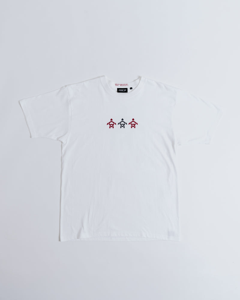WHITE OG TEE [RED/GREY]